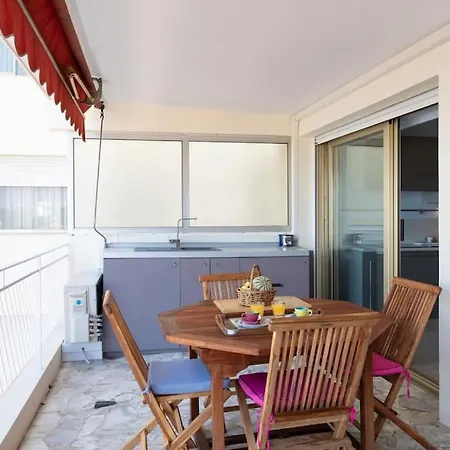 A2 - 1 Bdr Sea & Port View - Ac, Garage & Terrace Lägenhet Antibes