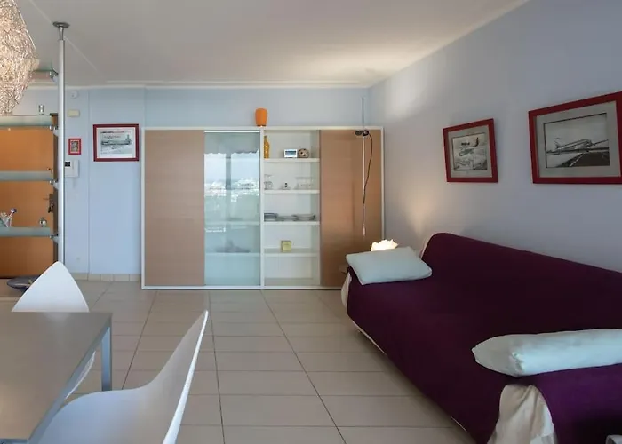 A2 - 1 Bdr Sea & Port View - Ac, Garage & Terrace 公寓 昂蒂布